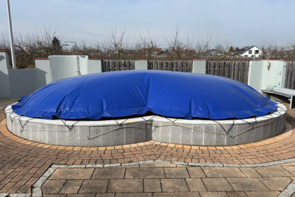 Aufblasbare Poolplanen für Achtform-Becken