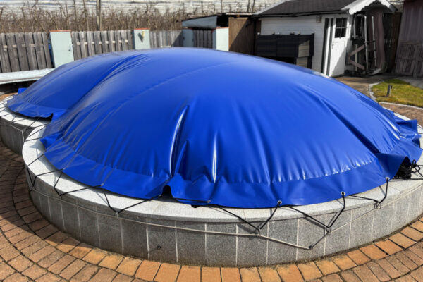 Aufblasbare Poolplanen für Achtform-Becken